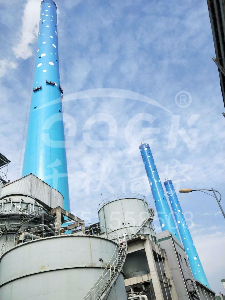 煙囪刷藍(lán)天白云